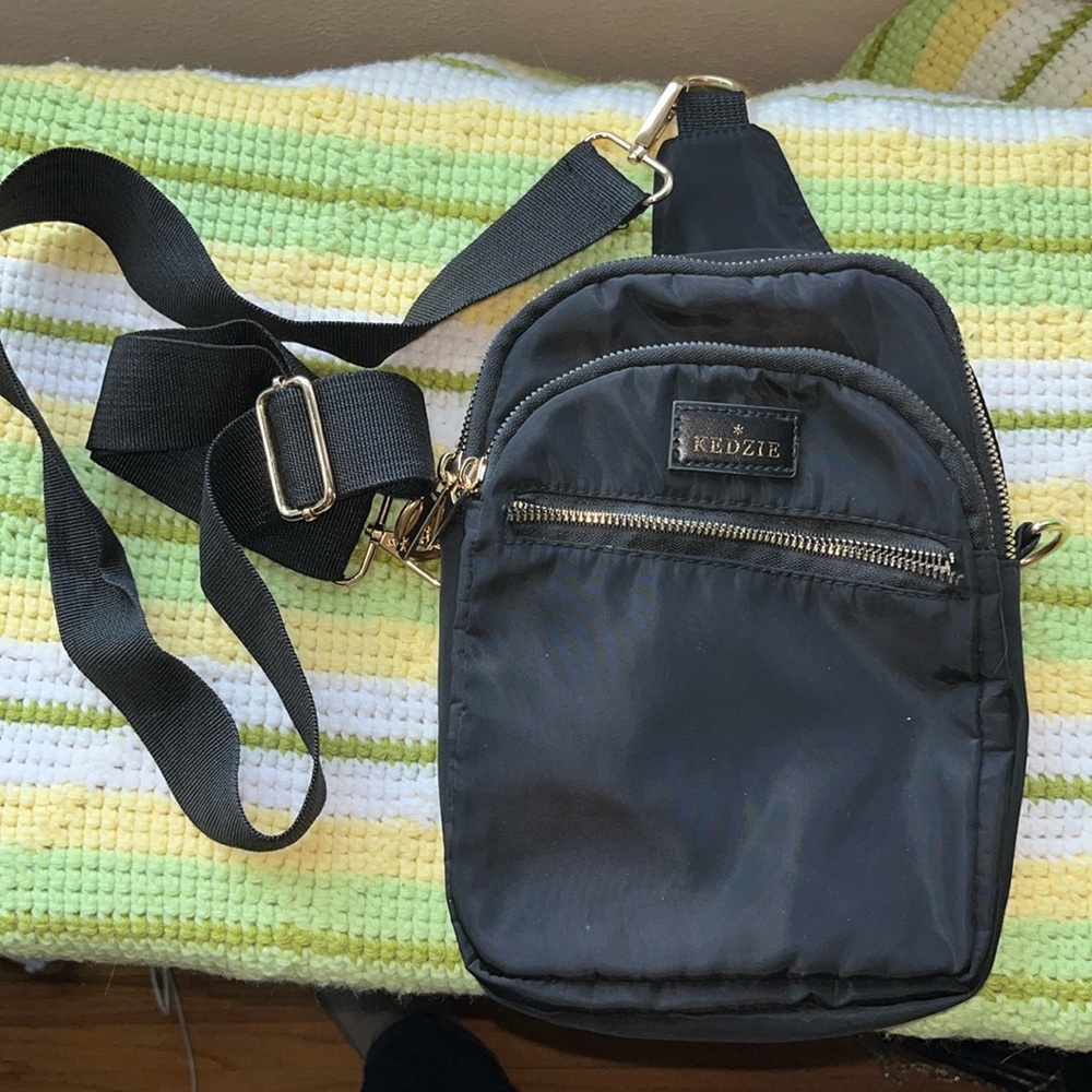 Kedzie Black Crossbody Bag